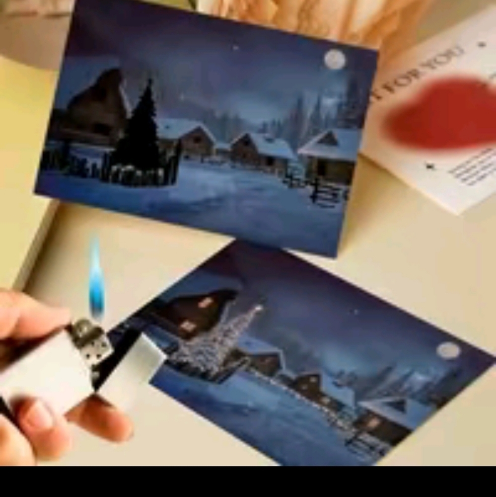 Color-Changing Holiday Cards Set - Picture 2 of 10